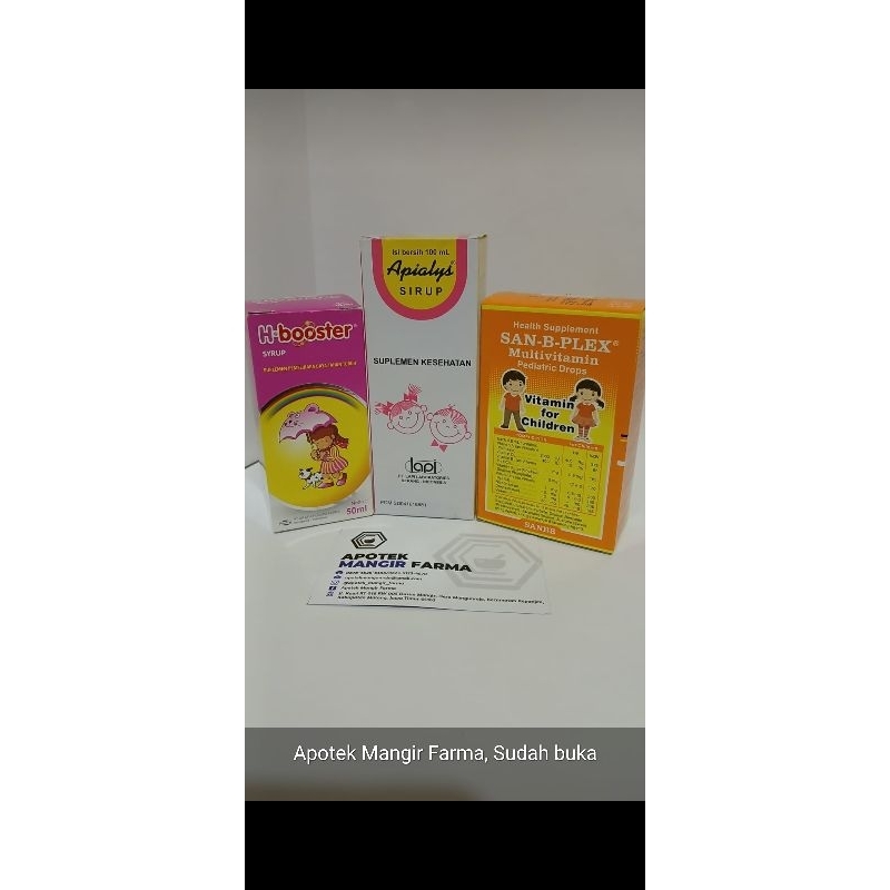 Vitamin sirup anak bayi dewasa