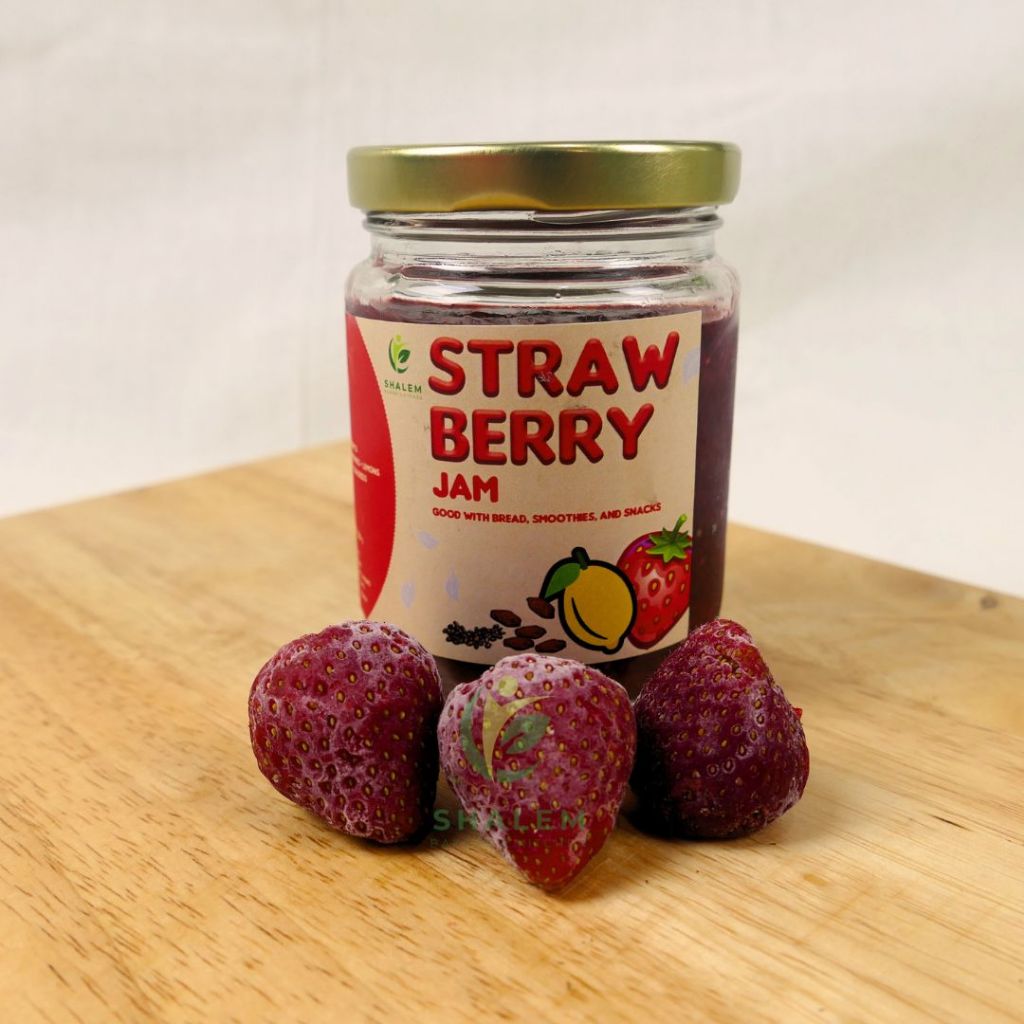 

Shalem Strawberry Chia Jam 220gr - Vegan, Gluten Free, No Refined Sugar