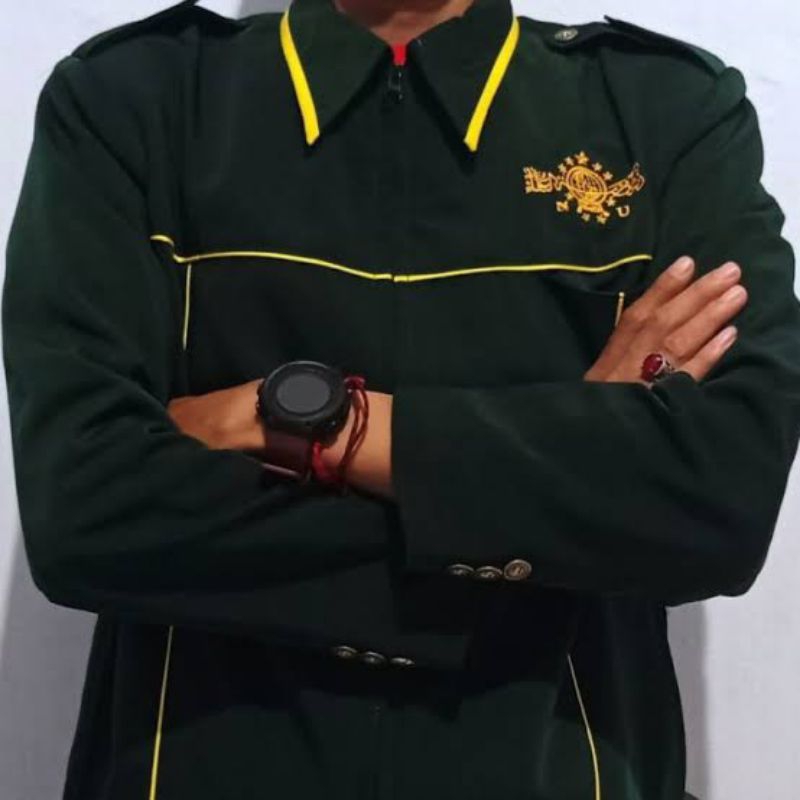 JASKET NU FULL FURING BAHAN ADEM DAN TEBAL FREE BORDIR DI BAGIAN DADA