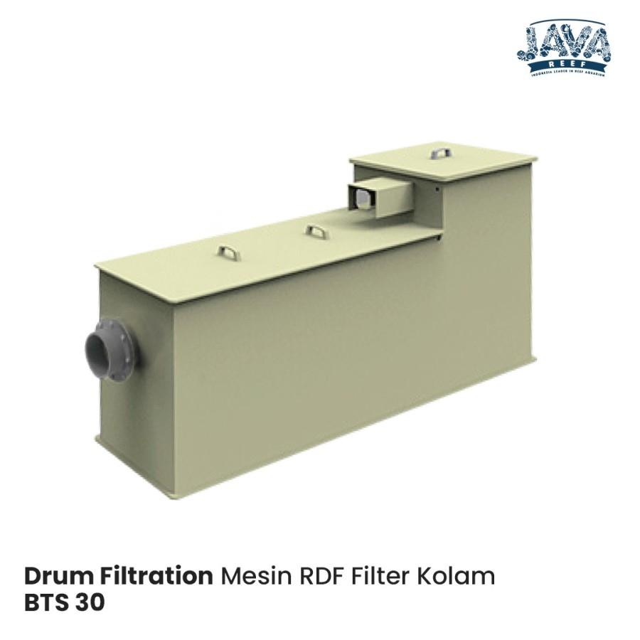 Rotary Drum Filter RDF Filter Kolam BTS 30 kapasitas 30 ton