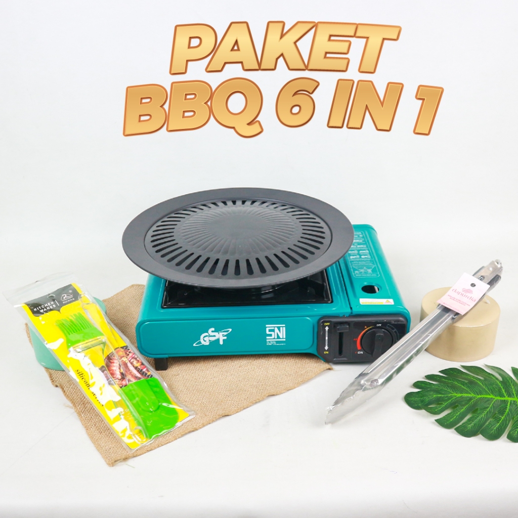 Paket Grill dan Kompor Lengkap 6 IN 1