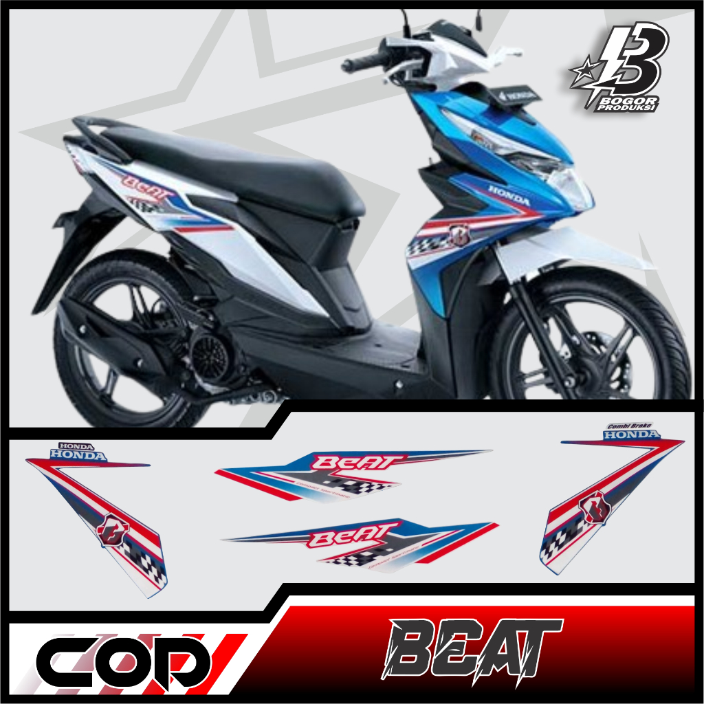Striping Standar Motor Honda Beat ESP 2018