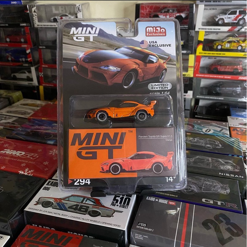 MINI GT Pandem GR Supra V1.0 Orange