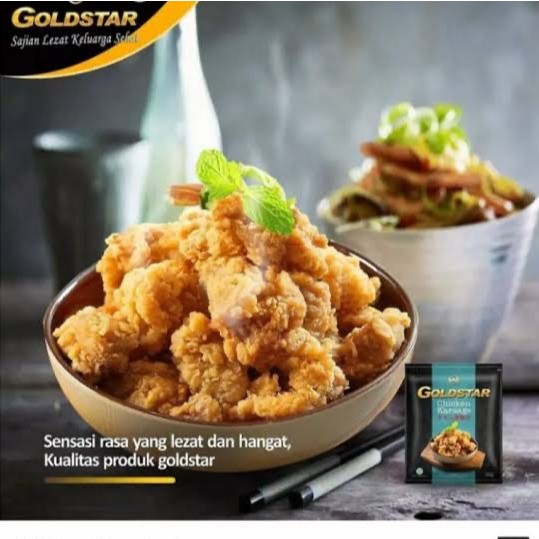 

Goldstar chicken karage ayam 500 gram