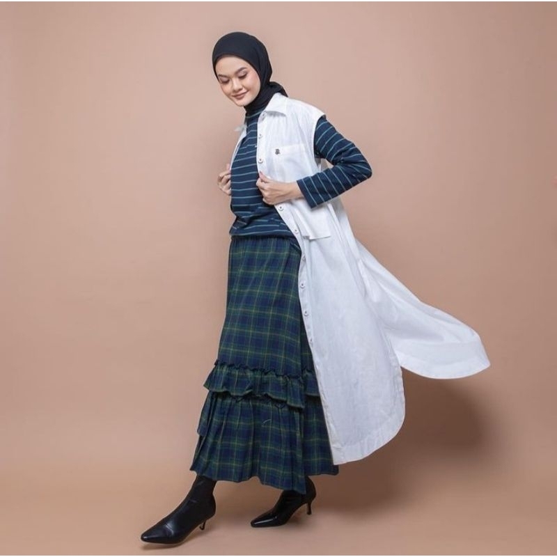 Dfr cloth rok , rok flanel by dfr cloth original /preloved