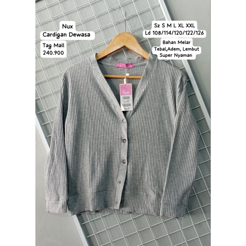 Cardigan Wanita Dewasa Original Brand NUX