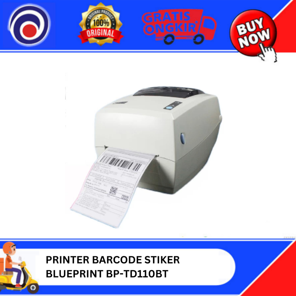 PRINTER BARCODE STIKER BLUEPRINT BP-TD110BT