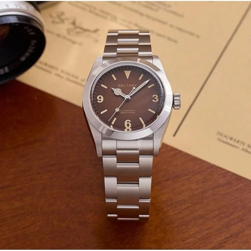 Jam Tangan Baltany Explorer 36mm 1963 Homage watch S4066AB Automatic seiko NH38