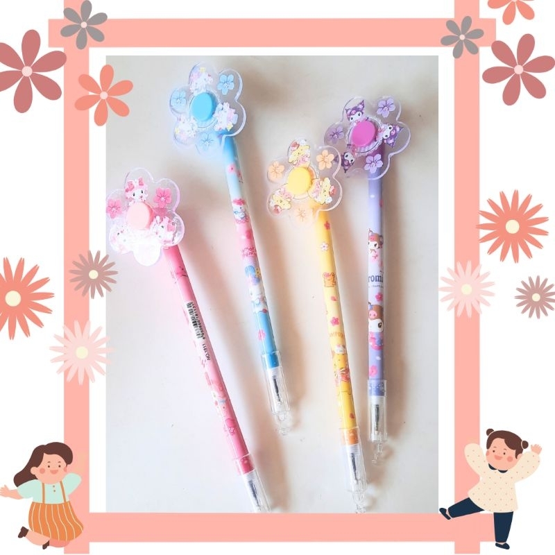 

Pulpen gel kincir Sanrio