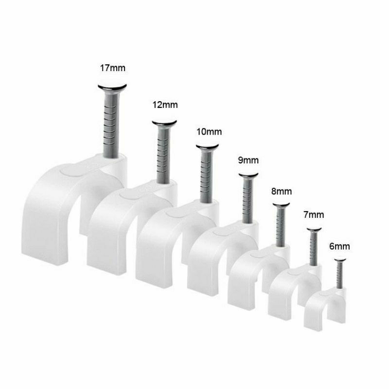 

(Isi 10Pack) Klem Kabel Uk.17MM/Klem Kabel/Klem Paku Beton/Klem Beton