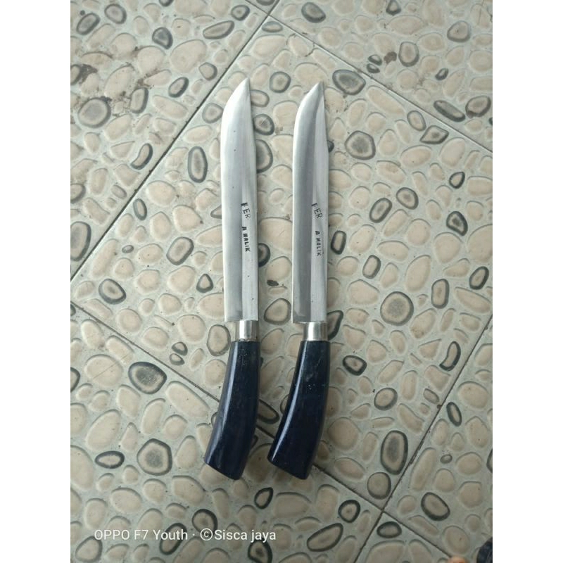 #pisau sembelih hewan kurban 35cm + sarung kulit asli