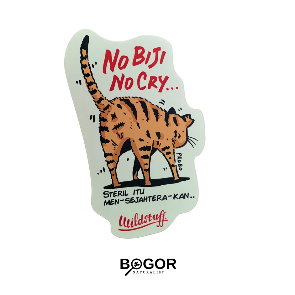 

Sticker Wildstuff No Biji No Cry