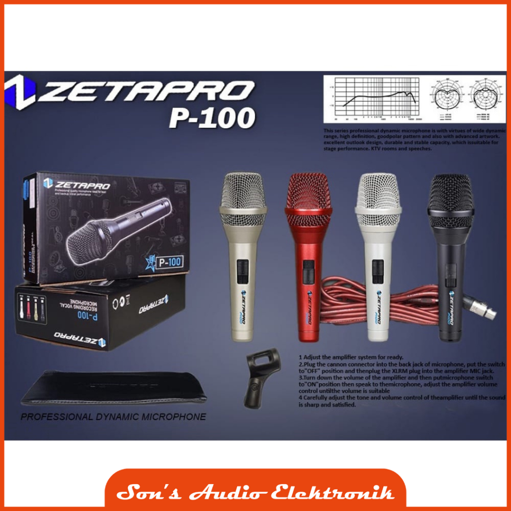Mic Zetapro P100 originall