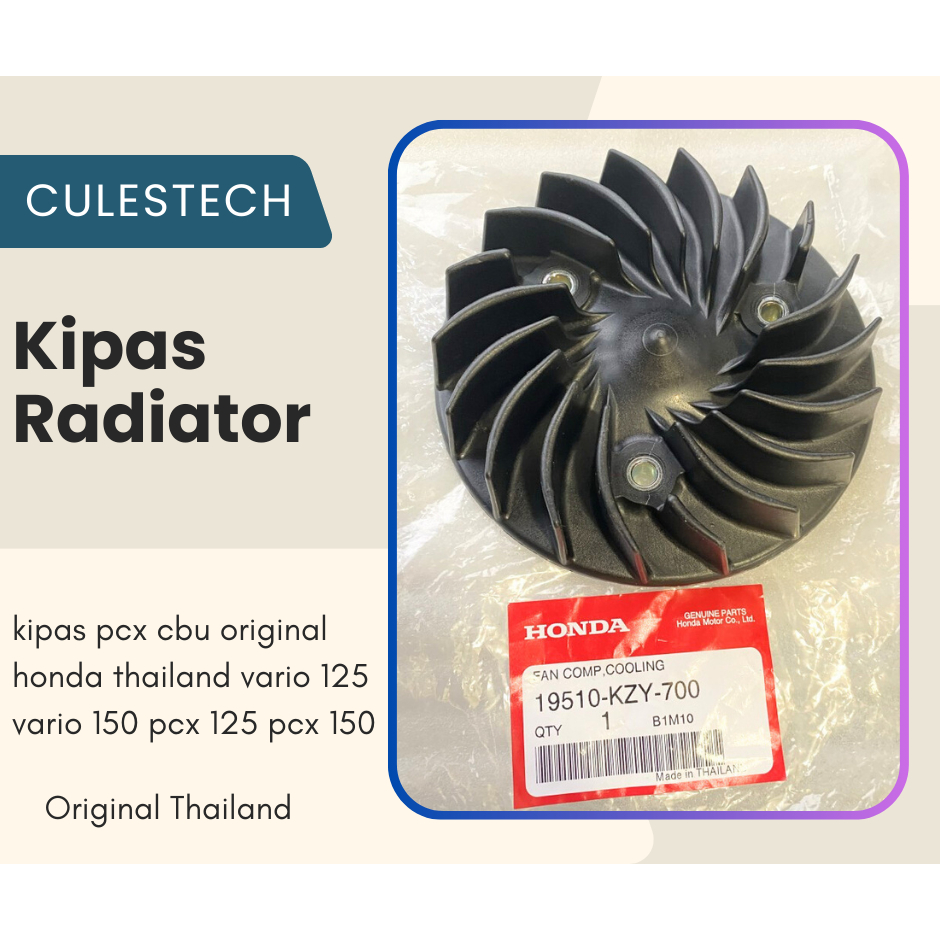 Kipas Radiator Kzy Pcx Cbu Honda Thailand Vario Pcx 125 150 Original