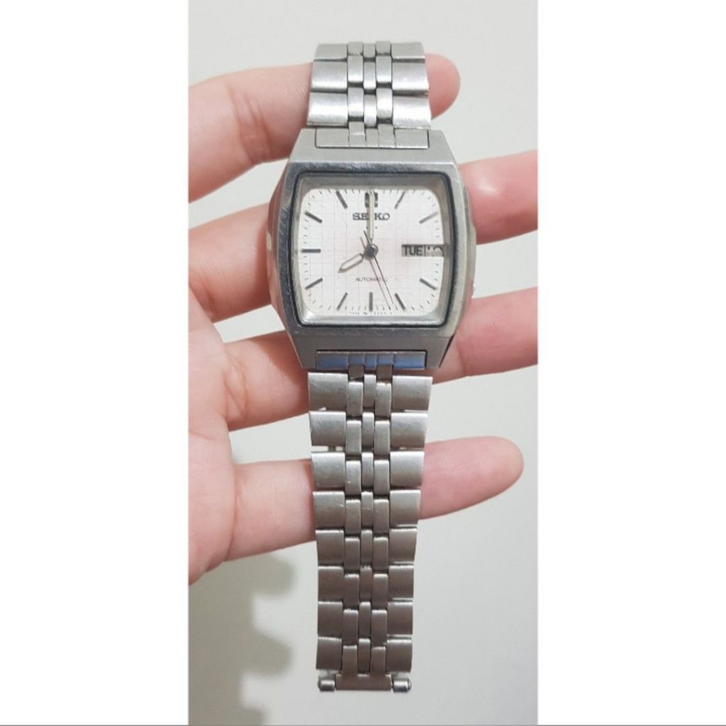 Jam tangan pria merk seiko original kuno preloved