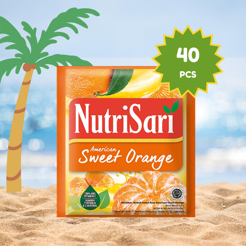 

NUTRISARI American Sweet Orange Rasa Jeruk Amerika 40 Sachet