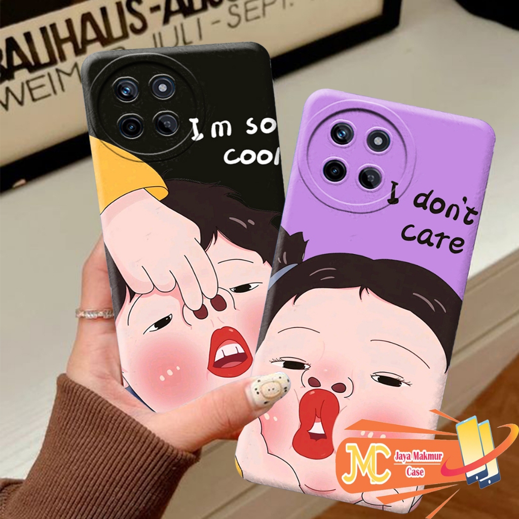 Softcase Realme 11 4G 2023 Motif Ugly Face Couple - Case Kekinian - Case Ugly - Case Terbaru - Case 