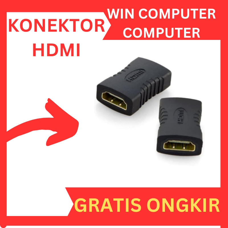 Konektor hdmi female to female / konektor HDMI cewe cewe / konektor hdmi/sambungan hdmi