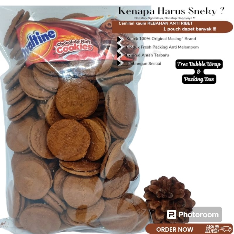 

Ovaltine Cookies Biskuit Coklat 1KG