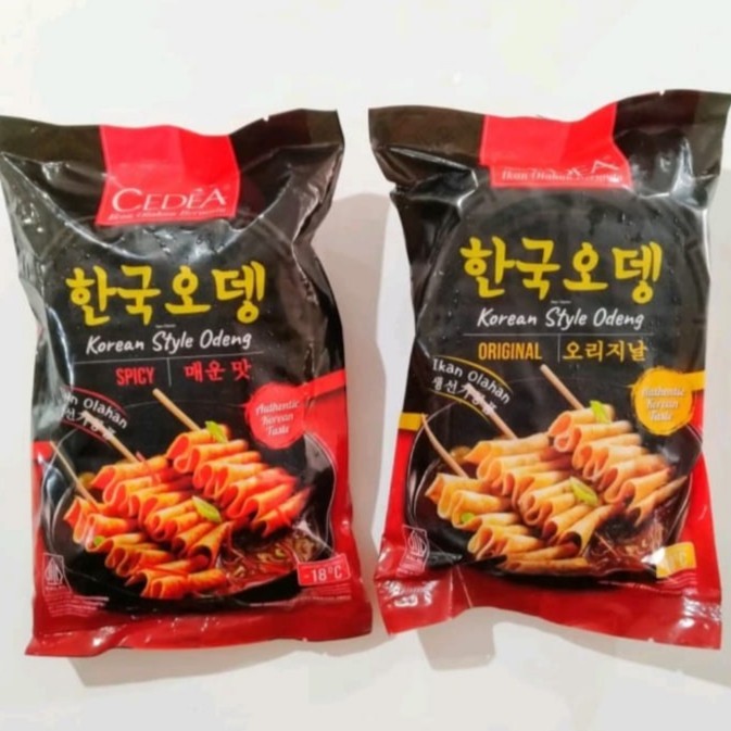 

Cedea Odeng Korean Food Original/Spicy 480 gram HALAL - Original