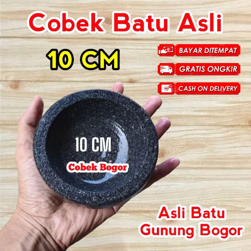 COBEK BATU ASLI  / COBEK BATU ASLI 10 CM / COBEK BATU ASLI GUNUNG / COBEK ASLI BATU LAM GUNUNG