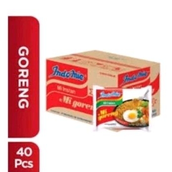 

INDOMIE GORENG 1 KARTON ISI 40 PCS / MIE INSTAN/ MIE GORENG