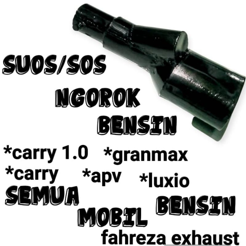 KNALPOT SUOS/SOS NGOROK SEMUA MOBIL BENSIN,,CARRY 1.0,,CARRY,,GRANMAX,,APV,,DLL