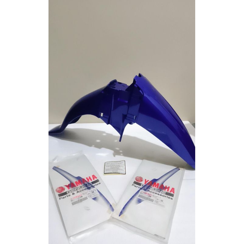 Striping Spakbor depan Yamaha Jupiter Z CW 2005  + spakbord depan biru