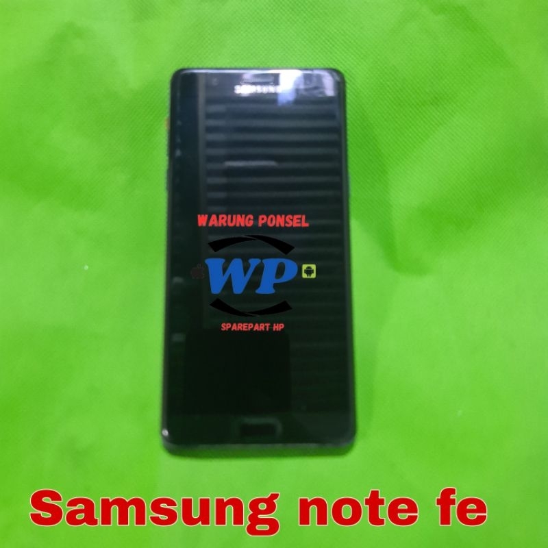 LCD PLUS FRAME SAMSUNG NOTE FE ORI COPOTAN MINUS DIKIT