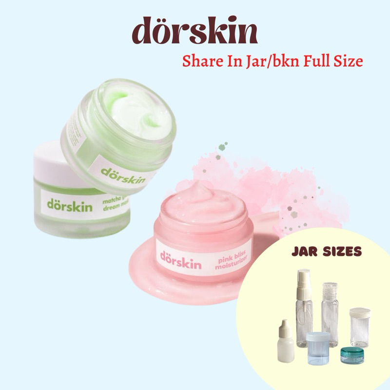 DUO MOIST 24/7 Dorskin Matcha Glow Sleeping Mask + Pink Bliss Moisturizer Share In Jar