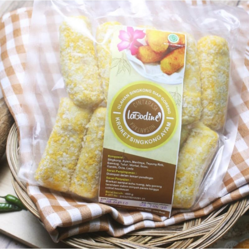 

Kroket Singkong Ayam Frozen/Kroket Singkong Beku/Olahan Singkong Lezat/Kroket Singkong Enak