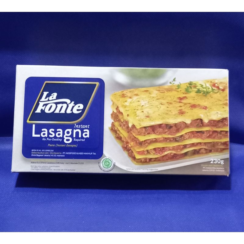 

lafonte lasagna 230 g