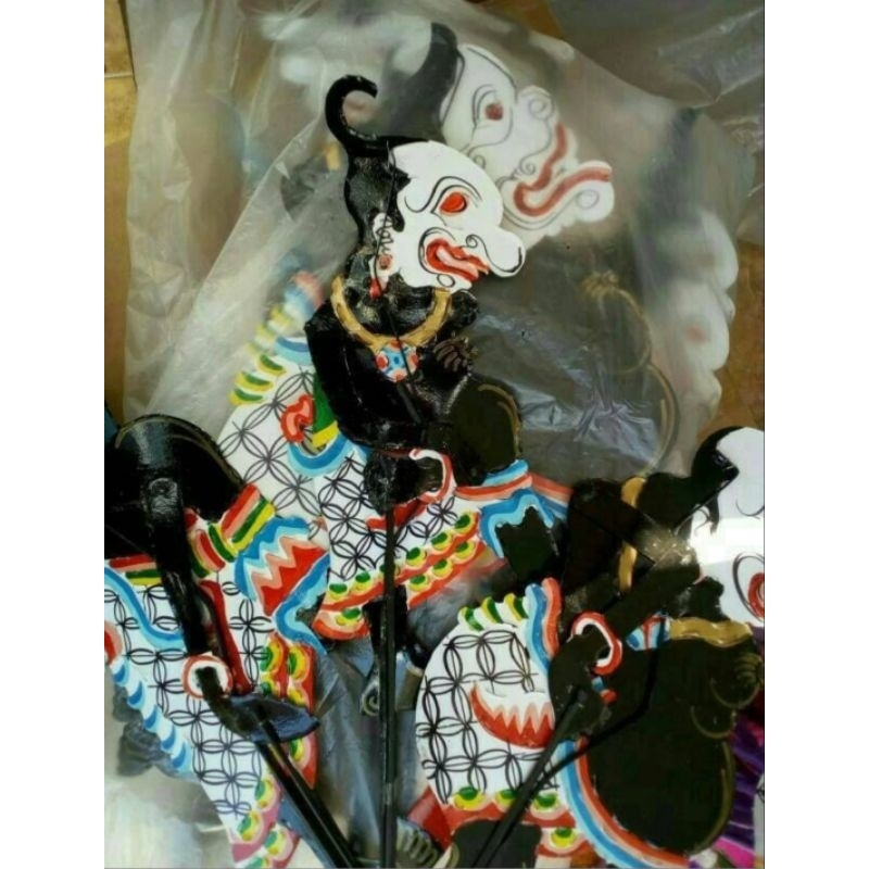 Wayang Karton kertas duplex tebal Full Color, Aneka Tokoh Punakawan, Semar Gareng Petruk Bagong