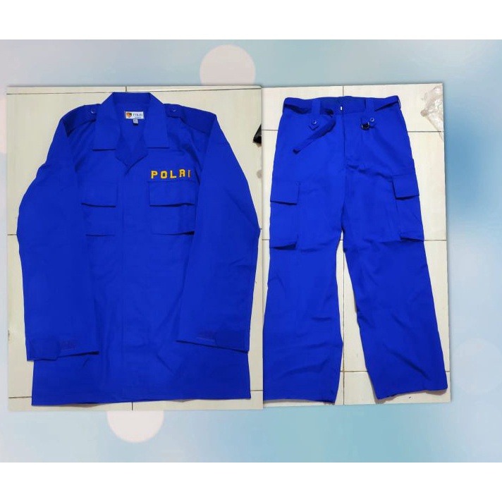 77 Seragam PDL Biru Polairud