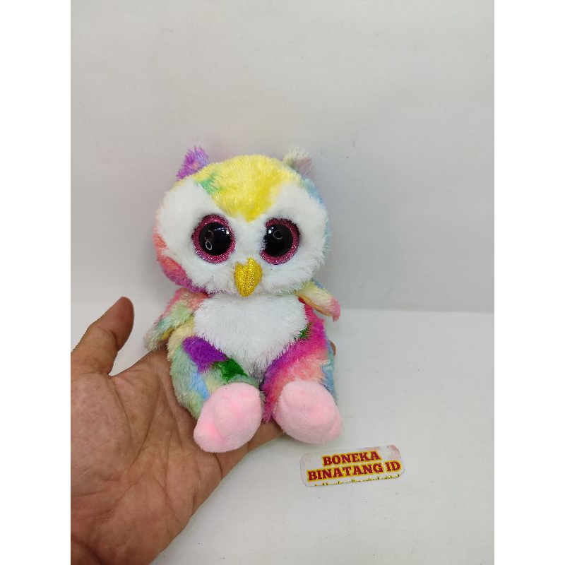 boneka pinguin rainbow Mata belo Mabel original keeleco toys