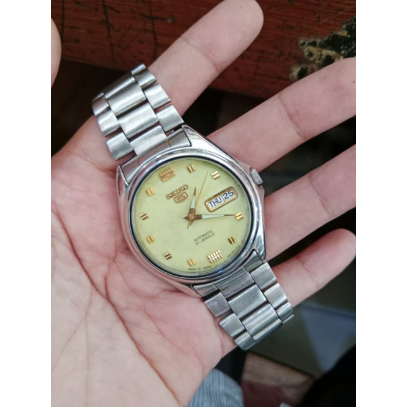 Jam tangan SEIKO 5 automatic original bekas/seiko 7s26