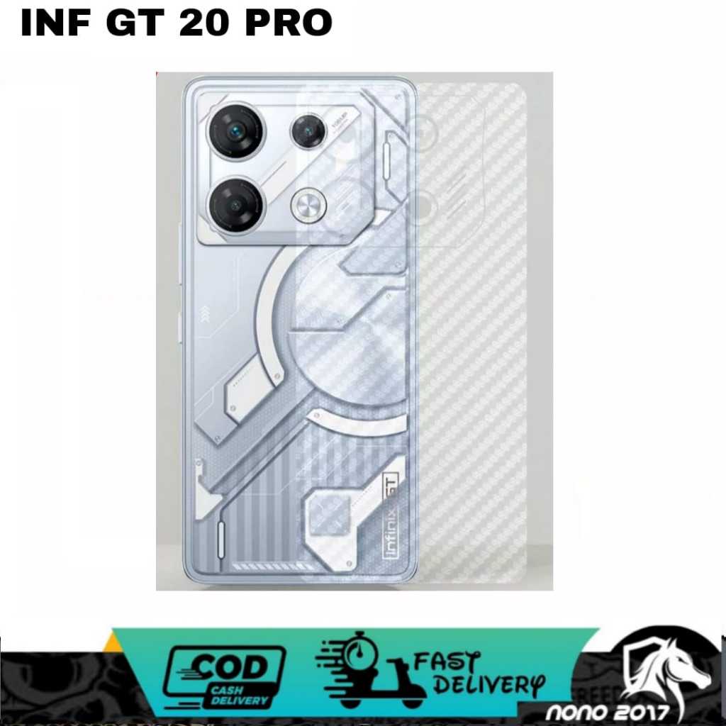 GARSKIN CARBON INFINIX GT 20 PRO 10 PRO GT ULTRA GARSKIN CARBON TRANSPARAN  SKIN