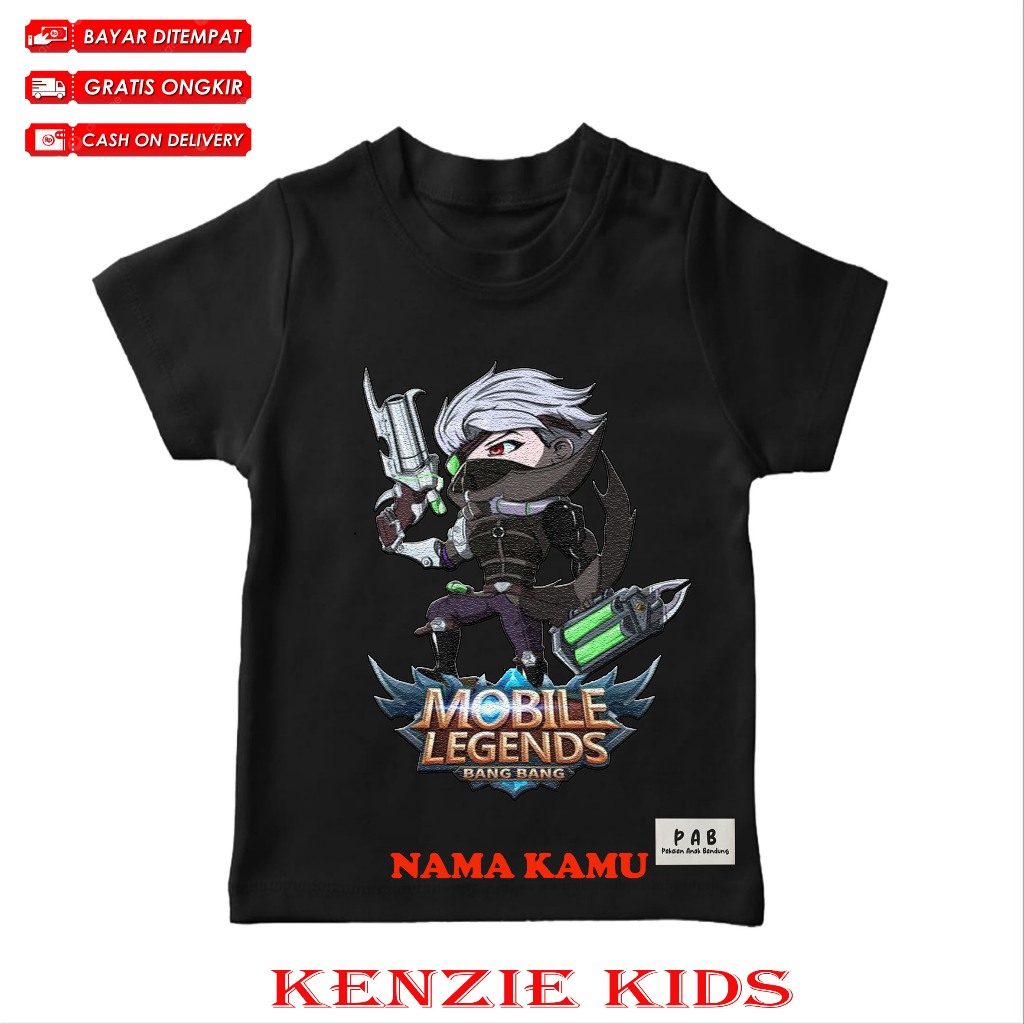 KAOS ANAK KARAKTER MOBILELEGENDS GAME