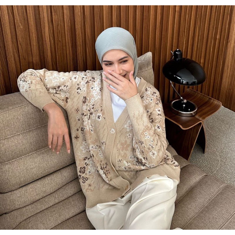 MONOGRAM KNITWEAR  ARASCARF FLUER