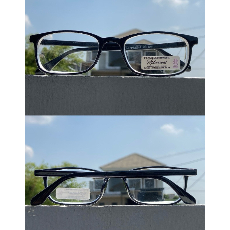 Kacamata minus frame kecil unisex pria wanita