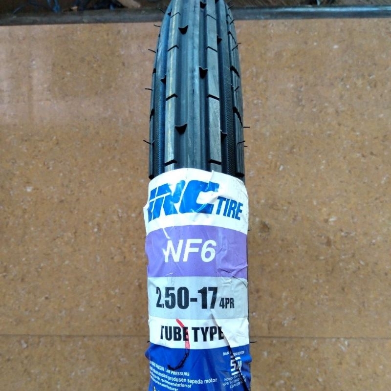 Ban Luar IRC 2.50-17 NF6 Inoue Tube Type Motor Classic Salur Lurus IRC NF 6 250 Ring 17 25017 Tubety