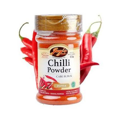 

Jay's Chilli Powder 65gr (Cabe Bubuk)