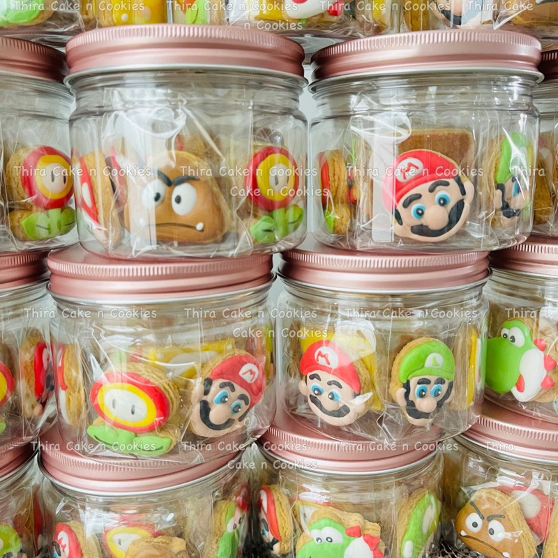 

FLASH SELL 7.7 BUY 1 GET 1 cookies mario bros nitendo kue kering hias lucu kukis karakter