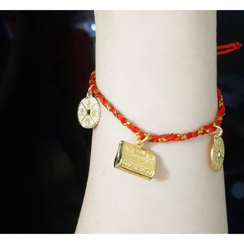 Gelang emas 24k tas koin