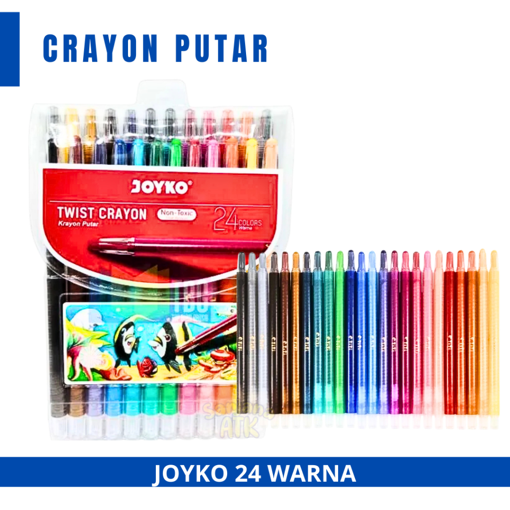 

Twist Crayon / Titi Putar 24 Warna