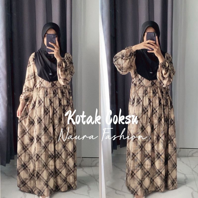 Gamis rayon Liena Bahan Rayon Motif/Daster Rayon / Gamis Rayon Motif Jumbo Adem