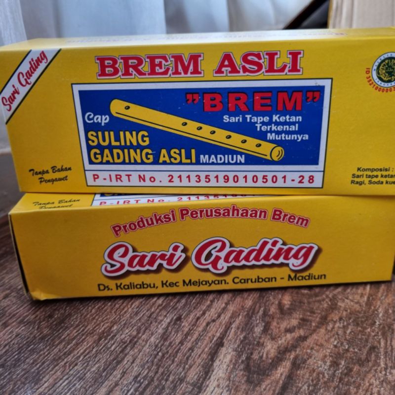 

Brem Suling Gading Asli Madiun Original isi 5 pcs