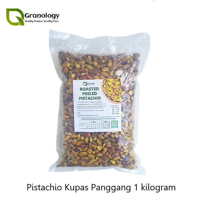 

Roasted Peeled Pistachio / Pistachio Kupas Panggang (1 kilogram) by Granology