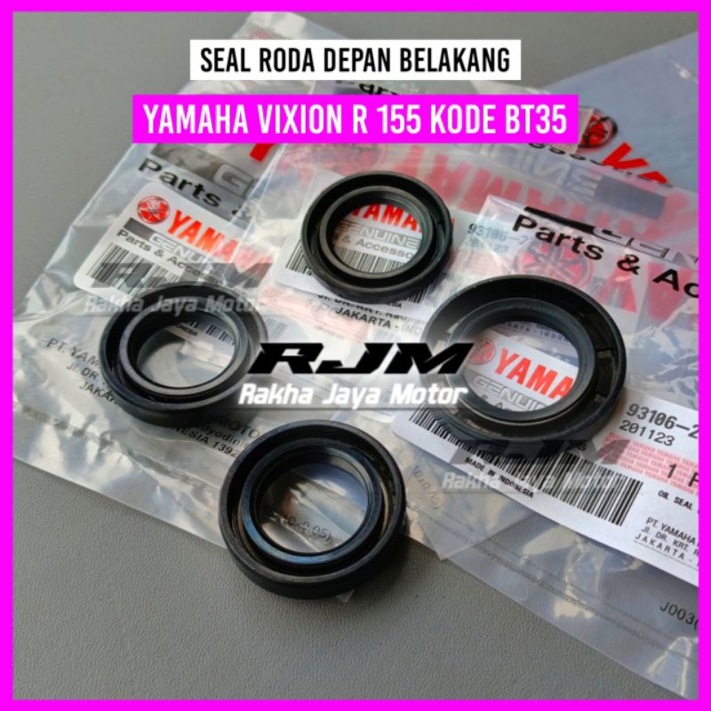 SEAL RODA SET YAMAHA VIXION R 155 KODE BT35/KARET SEAL SIL PENUTUP BEARING LAHAR LAHER KLAHER KLAKER