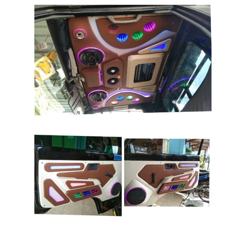 Paket PLAFON dan DOORTRIM CUSTOM L300 LENGKAP SPEAKER+LED